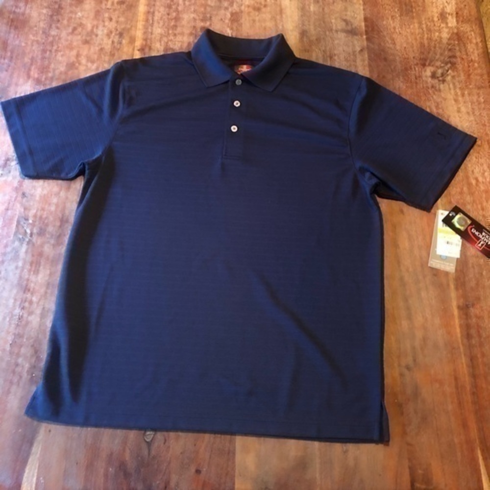 NWT Champions Tour Navy Golf Shirt